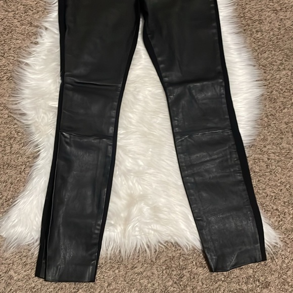 Rag and Bone Front Lamb Leather Pull On Pants - Picture 3 of 7
